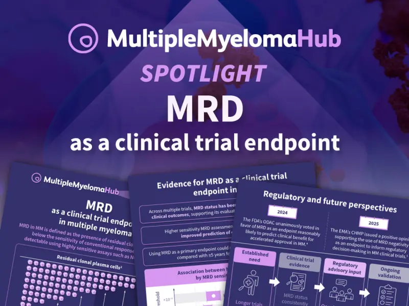The role of MRD as an endpoint in clinical trials for MM